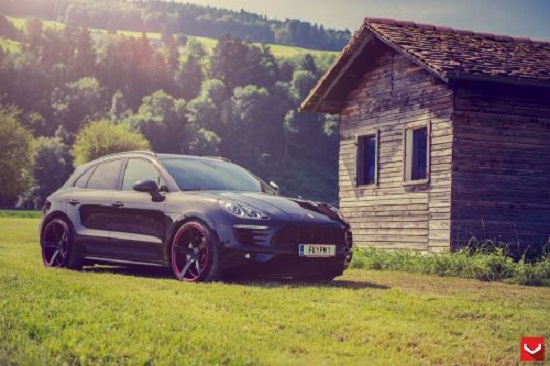 Porsche Macan gây ấn tượng với bộ la zăng của Vossen Wheels